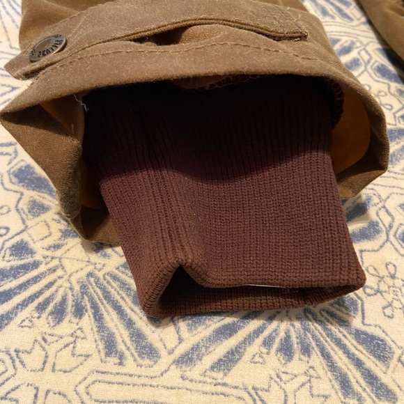 Filson Shelter Cloth Waterfowl Upland Waxed Coat Tan Medium Style 10091 - Picture 7 of 9